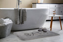 Extra Thick Memory Foam & Super Comfort Bath Rug Mat for Bathroom (60 x 40 cm, Grey) - RnR Galore