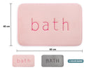 Extra Thick Memory Foam & Super Comfort Bath Rug Mat for Bathroom (60 x 40 cm, Pink) - RnR Galore