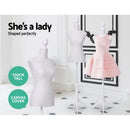 Female Mannequin 170cm Model Dressmaker Clothes Display Torso Tailor Wedding White - RnR Galore