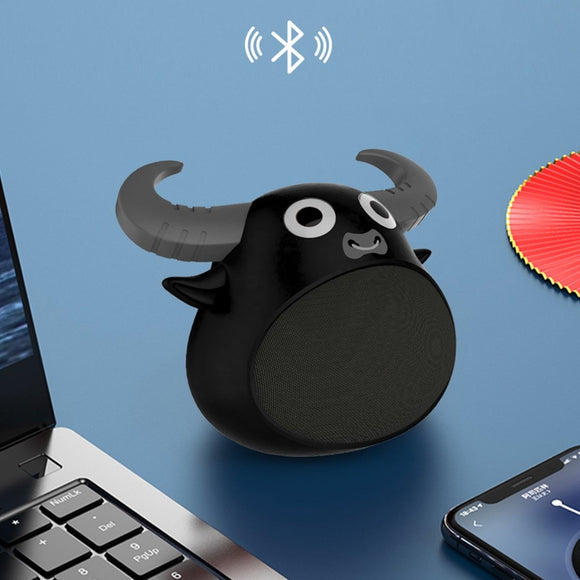 Fitsmart Bluetooth Animal Face Speaker Portable Wireless Stereo Sound - Khaki - RnR Galore