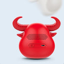 Fitsmart Bluetooth Animal Face Speaker Portable Wireless Stereo Sound - Red - RnR Galore