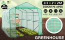 Garden Greenhouse Walk - In Shed 3.5x2x2M PE Apex - RnR Galore