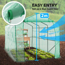 Garden Greenhouse Walk - In Shed 3.5x2x2M PE Apex - RnR Galore