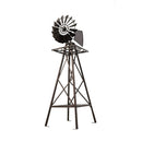 Garden Windmill 160cm Metal Ornaments Outdoor Decor Ornamental Wind Mill - RnR Galore