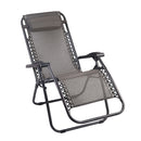 Gardeon 2PC Zero Gravity Chair Folding Outdoor Recliner Adjustable Sun Lounge Camping Beige - RnR Galore