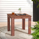 Gardeon Coffee Side Table Wooden Desk Outdoor Furniture Camping Garden Brown - RnR Galore