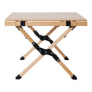 Gardeon Outdoor Furniture Wooden Egg Roll Picnic Table Camping Desk 90CM - RnR Galore