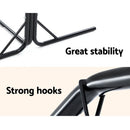 Gardeon Outdoor Hammock Chair with Stand Swing Hanging Hammock with Pillow Grey - RnR Galore