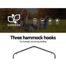 Gardeon Outdoor Hammock Chair with Stand Swing Hanging Hammock with Pillow Grey - RnR Galore
