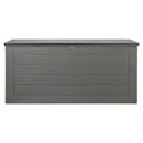 Gardeon Outdoor Storage Box 680L Container Lockable Garden Bench Tool Shed Black - RnR Galore