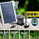 Gardeon Solar Pond Pump Submersible Fountain with Battery Kit LED Lights 5.2FT - RnR Galore