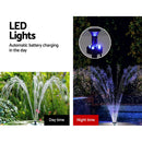 Gardeon Solar Pond Pump Submersible Water Fountain with Battery LED Lights 4.4FT - RnR Galore