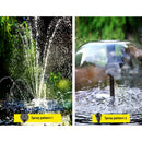 Gardeon Solar Pond Pump Water Fountain Filter Box Submersible Outdoor Pool 6.6FT - RnR Galore