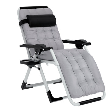 Gardeon Sun Lounge Folding Lounger Camping Zero Gravity Chair Outdoor Furniture - RnR Galore