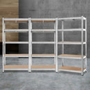 Giants 3x1.8M Warehouse Shelving Rack Racking Garage Metal Storage Shelves - RnR Galore