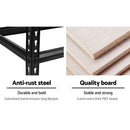 Giantz 1.8M Garage Shelving Warehouse Rack Pallet Racking Storage Shelve Black - RnR Galore