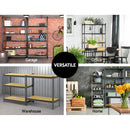 Giantz 2x1.8M Garage Shelving Warehouse Rack Pallet Racking Storage Charcoal - RnR Galore