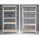 Giantz 2x1.8M Garage Shelving Warehouse Rack Pallet Racking Storage Shelf Silver - RnR Galore