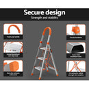 Giantz 3 Step Ladder Multi - Purpose Folding Aluminium Light Weight Non Slip Platform - RnR Galore
