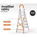 Giantz 6 Step Ladder Multi - Purpose Folding Aluminium Light Weight Non Slip Platform - RnR Galore