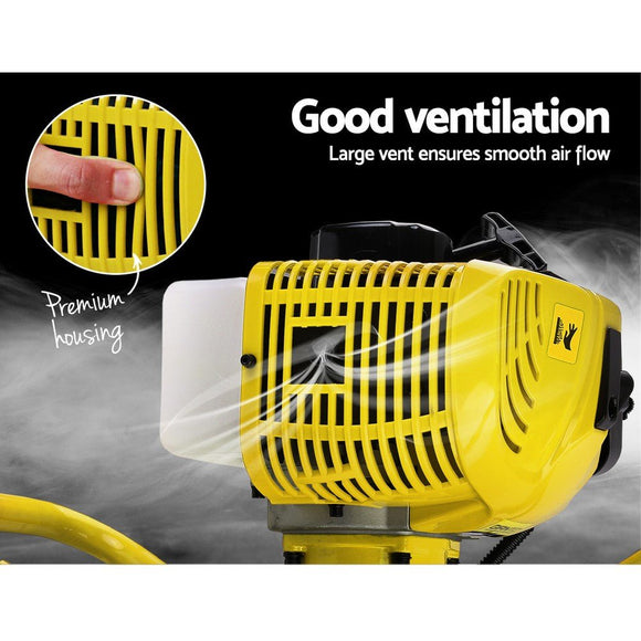 Giantz 80CC Post Hole Digger Motor Only Petrol Engine Yellow - RnR Galore