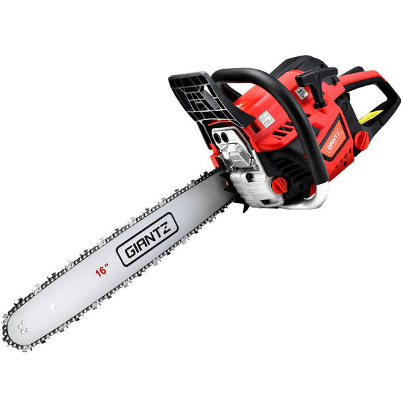 Giantz Chainsaw Petrol 45CC 16" Bar Commercial E - Start Pruning Chain Saw,Giantz Chainsaw Petrol 45CC 16" Bar Commercial E - Start Pruning Chain Saw 3.5HP - RnR Galore