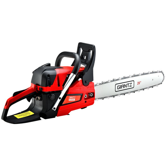 Giantz Chainsaw Petrol 52CC 20" Bar Commercial E - Start Pruning Chain Saw,Giantz Chainsaw Petrol 52CC 20" Bar Commercial E - Start Pruning Chain Saw 4.0HP - RnR Galore