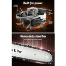 Giantz Chainsaw Petrol 52CC 20" Oregon Bar Commercial E - Start Pruning Chain Saw - RnR Galore