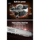Giantz Chainsaw Petrol 58CC 22" Bar Commercial E - Start Pruning Chain Saw,Giantz Chainsaw Petrol 58CC 22" Bar Commercial E - Start Pruning Chain Saw 4.2HP - RnR Galore