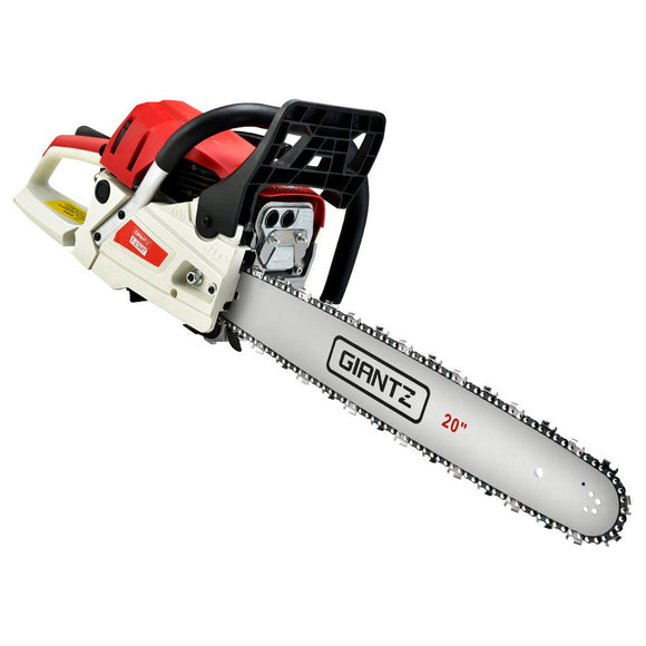 Giantz Chainsaw Petrol 62CC 20" Bar Commercial E - Start Pruning Chain Saw,Giantz Chainsaw Petrol 62CC 20" Bar Commercial E - Start Pruning Chain Saw 4.5HP - RnR Galore