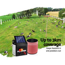 Giantz Fence Energiser 3KM Solar Powered Electric 1200M Poly Tape - RnR Galore