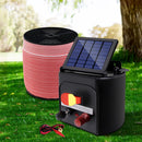Giantz Fence Energiser 3KM Solar Powered Electric 2000M Poly Tape - RnR Galore