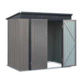 Giantz Garden Shed 1.95x1.31M Sheds Outdoor Storage Steel Workshop House Tool Double Door - RnR Galore