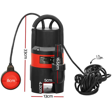 Giantz Garden Submersible Pump 400W Dirty Water Bore Tank Well�Steel Sewerage - RnR Galore