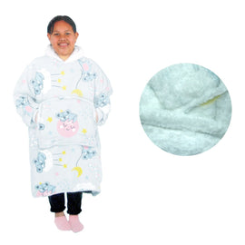 Girls Comfy Warm Blanket Hoodie with Sherpa Fleece Reverse Koala - RnR Galore