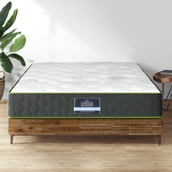 Giselle Bedding 25cm Mattress Green Tea Foam King Single - RnR Galore