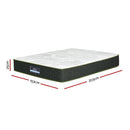 Giselle Bedding 25cm Mattress Green Tea Foam Queen - RnR Galore