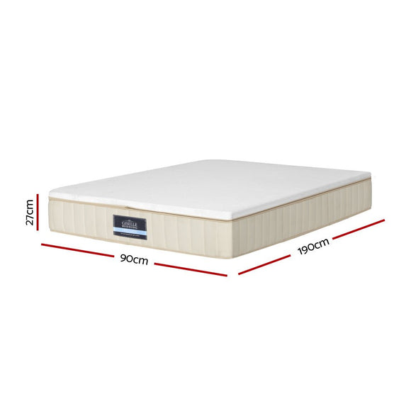 Giselle Bedding 27cm Mattress Double - sided Flippable Layer Single - RnR Galore