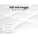 Giselle Bedding Mattress Topper Pillowtop - King Single - RnR Galore