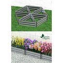 Green Fingers Garden Bed 86x86x30cm Planter Box Raised Container Galvanised Herb - RnR Galore