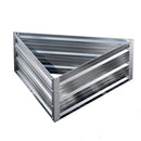 Green Fingers Garden Bed 86x86x30cm Planter Box Raised Container Galvanised Herb - RnR Galore