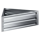Green Fingers Garden Bed 86x86x30cm Planter Box Raised Container Galvanised Herb - RnR Galore