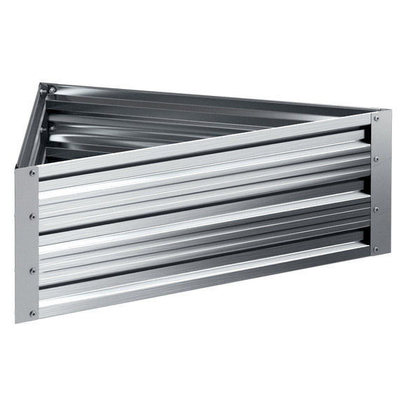 Green Fingers Garden Bed 86x86x30cm Planter Box Raised Container Galvanised Herb - RnR Galore