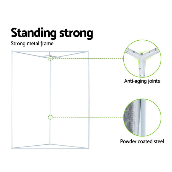 Green Fingers Grow Tent Kits Hydroponics Kit Indoor Grow System 142X100X180CM - RnR Galore