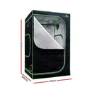 Green Fingers Grow Tent Light Kit 120x120x200CM 1000W LED 4" Vent Fan,Green Fingers Grow Tent Light Kit LED 1000W Full Spectrum 4" Vent 120x120x200CM - RnR Galore
