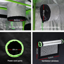 Green Fingers Grow Tent Light Kit 150x150x200CM 1000W LED 4" Vent Fan,Green Fingers Grow Tent Light Kit LED 1000W Full Spectrum 4" Vent 150x150x200CM - RnR Galore