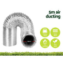 Greenfingers Grow Tent Light Kit 120x120x200CM 1200W LED 6" Vent Fan,Greenfingers Grow Tent Light Kit LED 1200W Full Spectrum 6" Vent 120x120x200CM - RnR Galore