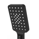 Handheld Shower Head 3.1'' High Pressure 3 Spray Modes Square Black - RnR Galore