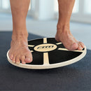 Heavy Duty 15.5" Wooden Balance Board with Non - Slip Pad for Fitness Training - RnR Galore