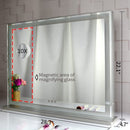 Hollywood LED Makeup Mirror with Smart Touch Control and 3 Colors Dimmable Light (72 x 56 cm) - RnR Galore